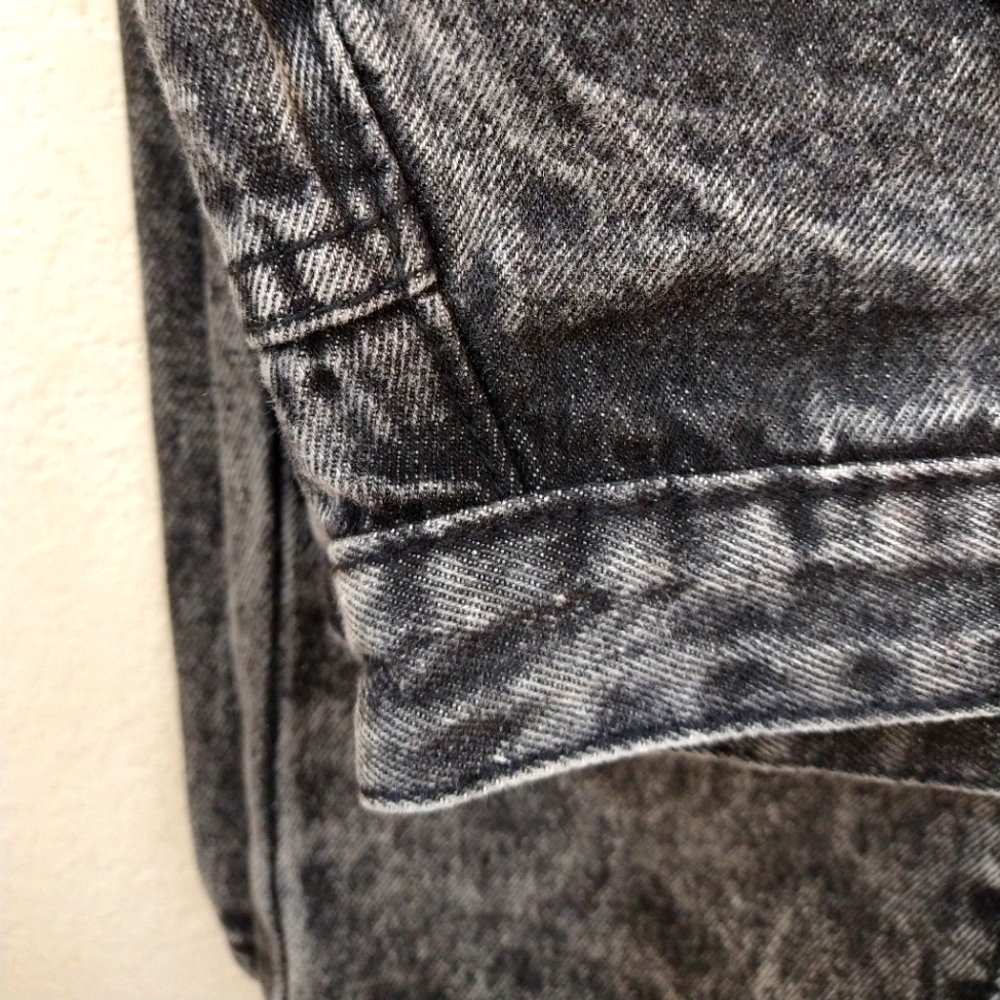 Acid wash style jeans